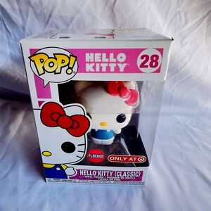 Funko Pop! Hello Kitty & Friends Hello Kitty Classic #28 Flocked New In Box